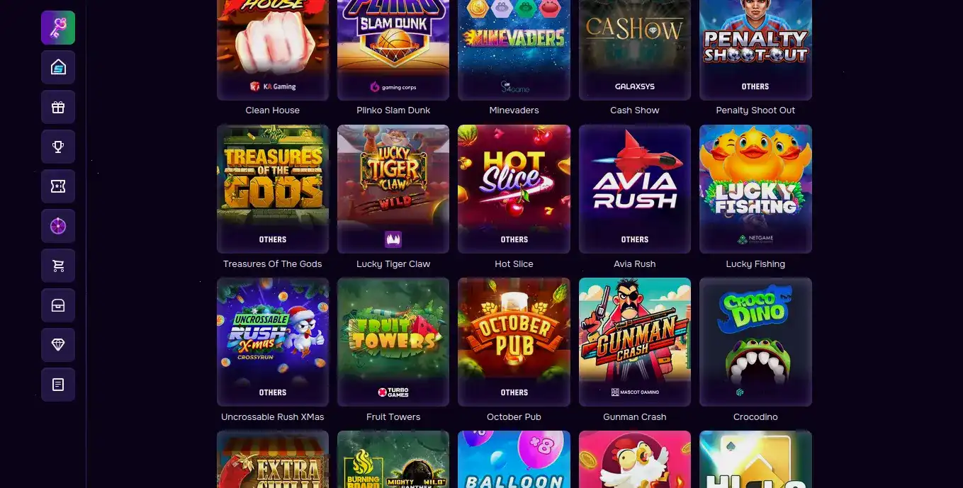 Мобильная версия Million casino на экране смартфона